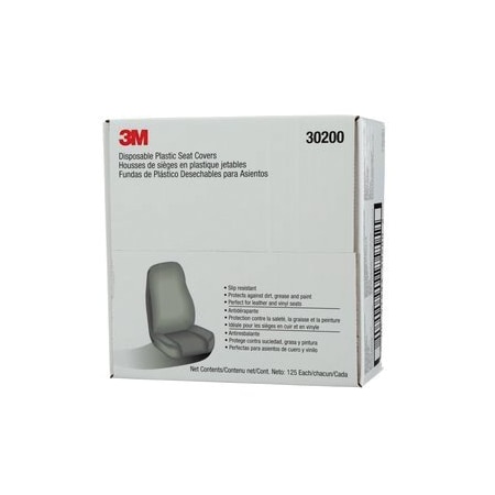 Marson By 3M BWP PLASTIC SEAT COVERS, 125PK 7000125073